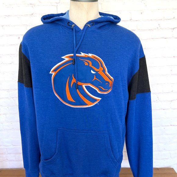 NFL Boise State Broncos Hoodie Sweatshirt - Like New - Embroidered - Size Large - Picture 5 of 8